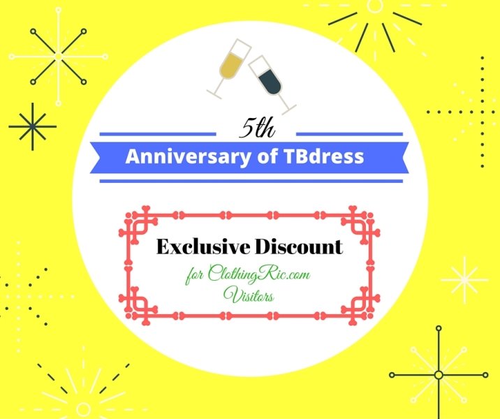 Happy 5th Birthday TB Dress - Now Lets Take Advantage of Exclusive Discounts