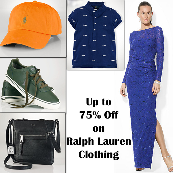 Ralph Lauren Gives Opportunity to Save on Clothing with Up to 75% Discounts 