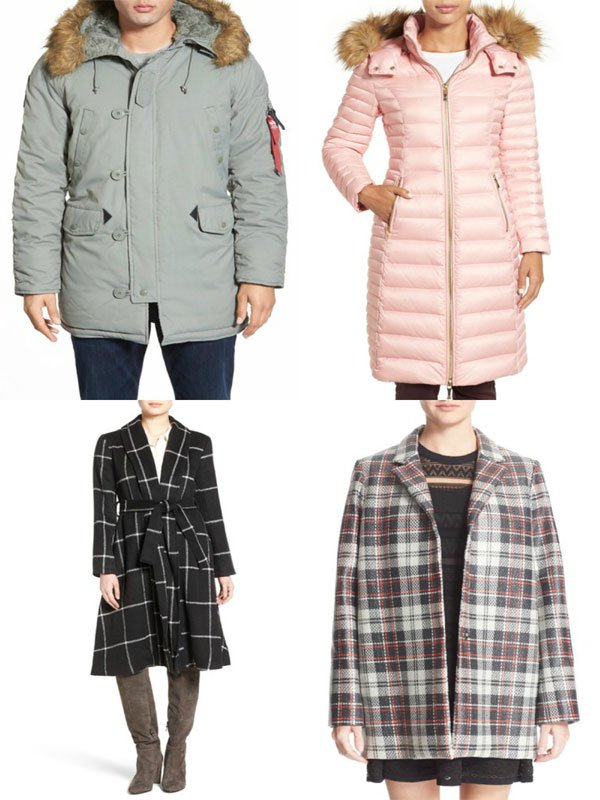 Plaid and Puffer Outwear