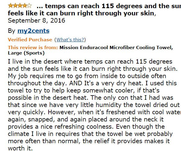 Mission.com Review: Is Enduracool Micro Fiber Cooling Towel Worth To Purchase Or Not?