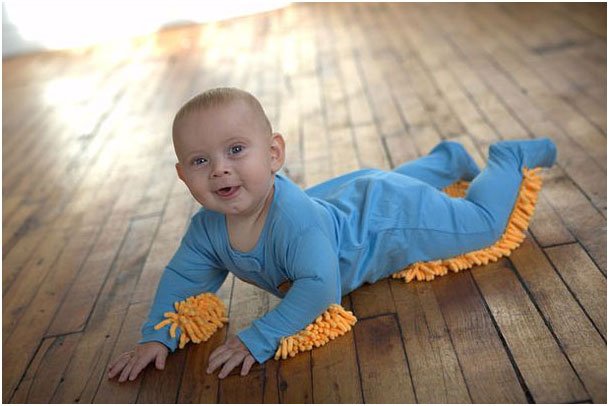 Baby Mop Housework Hilarious Costume