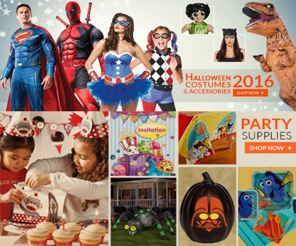 Halloween Party Supplies & Costumes!