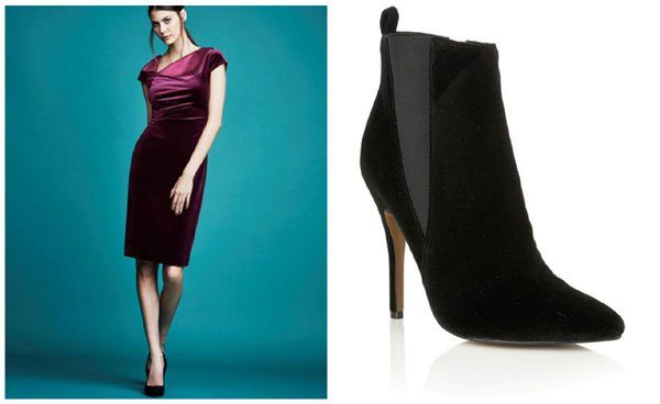 Women CLothing & Velvet Shoes