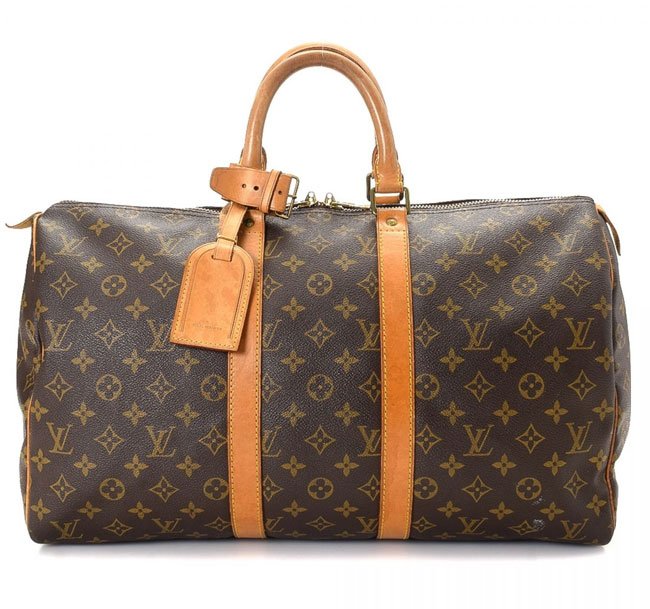 Louis Vuitton Keepall 45 Brown Bag