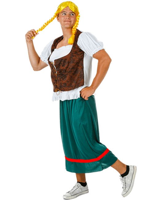 Odd Helga Brave Girl Man Funny Costume