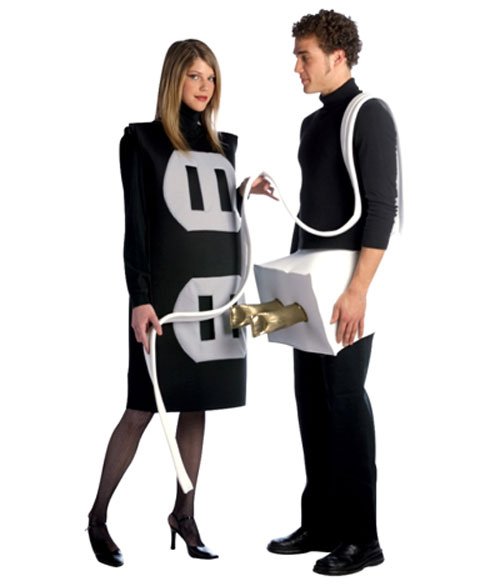 Couple Plug & Socket Funny Costume