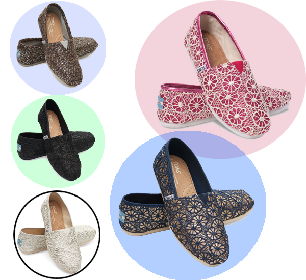 “Toms Glitter Collection”- A beautiful way to make your Wedding Shopping more Meaningful